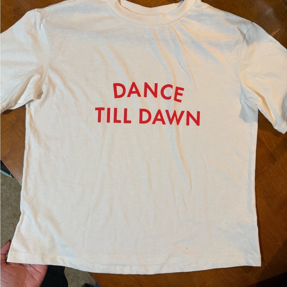 Kate Spade White Tee with Red Print